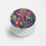 Abstract Printed Phone Grip Holder & Stand