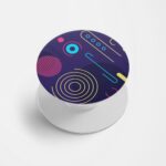 Abstract Printed Phone Grip Holder & Stand