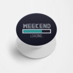 WEEKEND LOADING Printed Phone Grip Holder & Stand