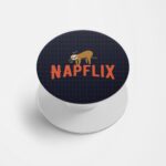 Napflix Printed Phone Grip Holder & Stand