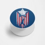 Captain America Printed Phone Grip Holder & Stand