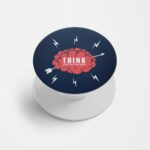 Think Out Of The Box Printed Phone Grip Holder & Stand