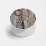 Wooden  Printed Phone Grip Holder & Stand