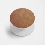 Textured Leather Printed Phone Grip Holder & Stand