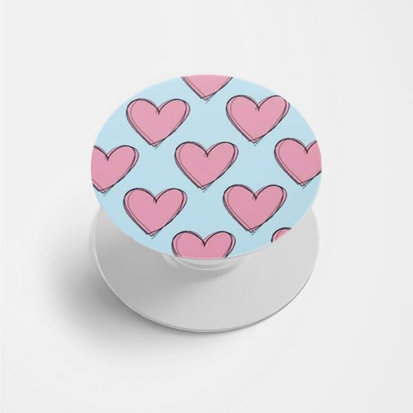 Love Is In The Air Printed Phone Grip Holder & Stand