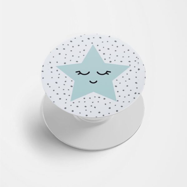 Gazing At The Stars Printed Phone Grip Holder & Stand