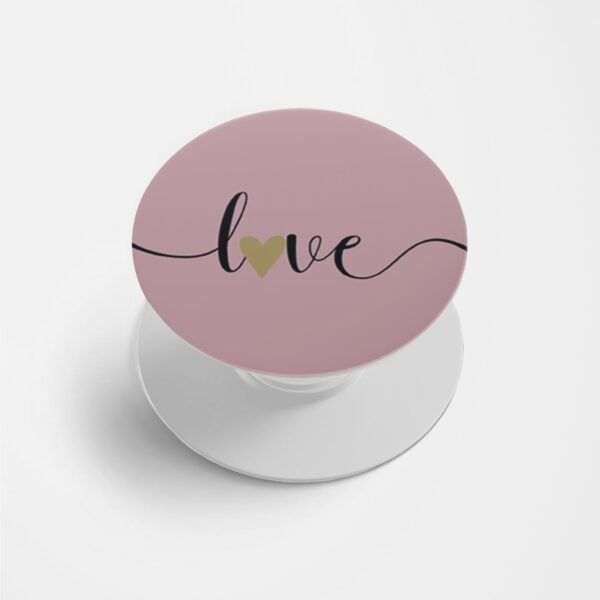 Love  Printed Phone Grip Holder & Stand