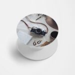 Camera  Printed Phone Grip Holder & Stand