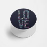 Floral LOVE  Printed Phone Grip Holder & Stand