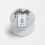 Hustle On Printed Phone Grip Holder & Stand