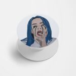 A Girl With Tears  Printed Phone Grip Holder & Stand