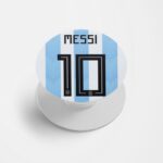 Messi Jersey 10 Printed Phone Grip Holder & Stand