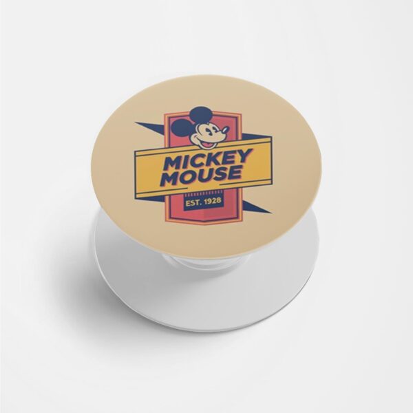 Mickey Mouse Estd 1928 Printed Phone Grip Holder & Stand