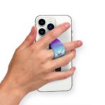 Feminine - Cat Printed Slider Phone Grip Holder - Image 2