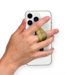 Wooden  Printed Slider Phone Grip Holder - Image 2