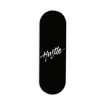 Hustle-Black  Printed Slider Phone Grip Holder