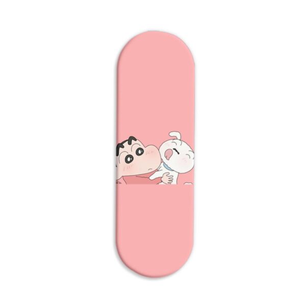 Shiro and Shin Chan Printed Slider Phone Grip Holder