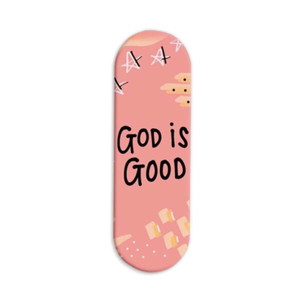 God Is Good Printed Slider Phone Grip Holder