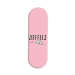 Netflix and Pizza Printed Slider Phone Grip Holder