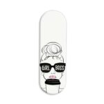 GirlBoss  Lady Printed Slider Phone Grip Holder