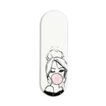 Bubble Gum Girl  Printed Slider Phone Grip Holder