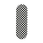 Black and White Checks  Printed Slider Phone Grip Holder