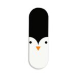 Cute Penguin Face  Printed Slider Phone Grip Holder