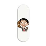 Mr.Bean with Teddy Printed Slider Phone Grip Holder