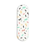 Confetti Pattern Printed Slider Phone Grip Holder