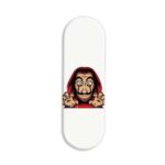 Dali Mask Printed Slider Phone Grip Holder