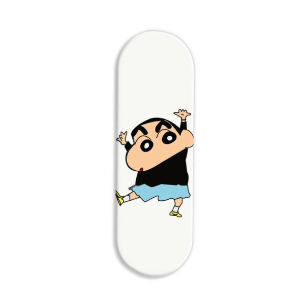 Shinchan Printed Slider Phone Grip Holder