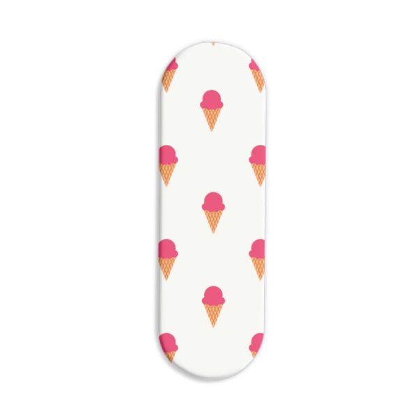 Ice Cream Pattern Printed Slider Phone Grip Holder