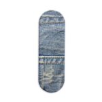 Denim Printed Slider Phone Grip Holder