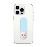 Blue Eyes Cat Printed Slider Phone Grip Holder - Image 3