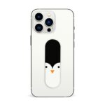 Cute Penguin Face  Printed Slider Phone Grip Holder - Image 3