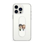 A boy and Girl Printed Slider Phone Grip Holder - Image 3