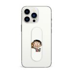 Mr.Bean with Teddy Printed Slider Phone Grip Holder - Image 3