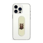 Coffee With Owl Printed Slider Phone Grip Holder - Image 3