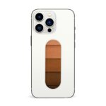 Wooden Texture Printed Slider Phone Grip Holder - Image 3