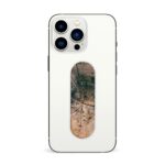 Wooden Texture Printed Slider Phone Grip Holder - Image 3