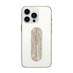 Wooden Texture Printed Slider Phone Grip Holder - Image 3