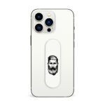 Moustache and Beard Printed Slider Phone Grip Holder - Image 3