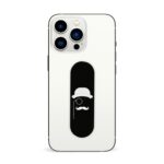 Moustache and Beard Printed Slider Phone Grip Holder - Image 3