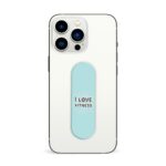 I Love Fitness Printed Slider Phone Grip Holder - Image 3