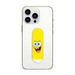 Yellow SpongeBob Printed Slider Phone Grip Holder - Image 3