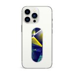 Blue Oil Painiting  Printed Slider Phone Grip Holder - Image 3