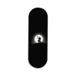 Black and White Lord Shiva Printed Slider Phone Grip Holder