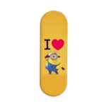 I Love Minion Printed Slider Phone Grip Holder