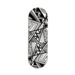 Black and White Printed Slider Phone Grip Holder