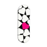 Black and White Printed Slider Phone Grip Holder